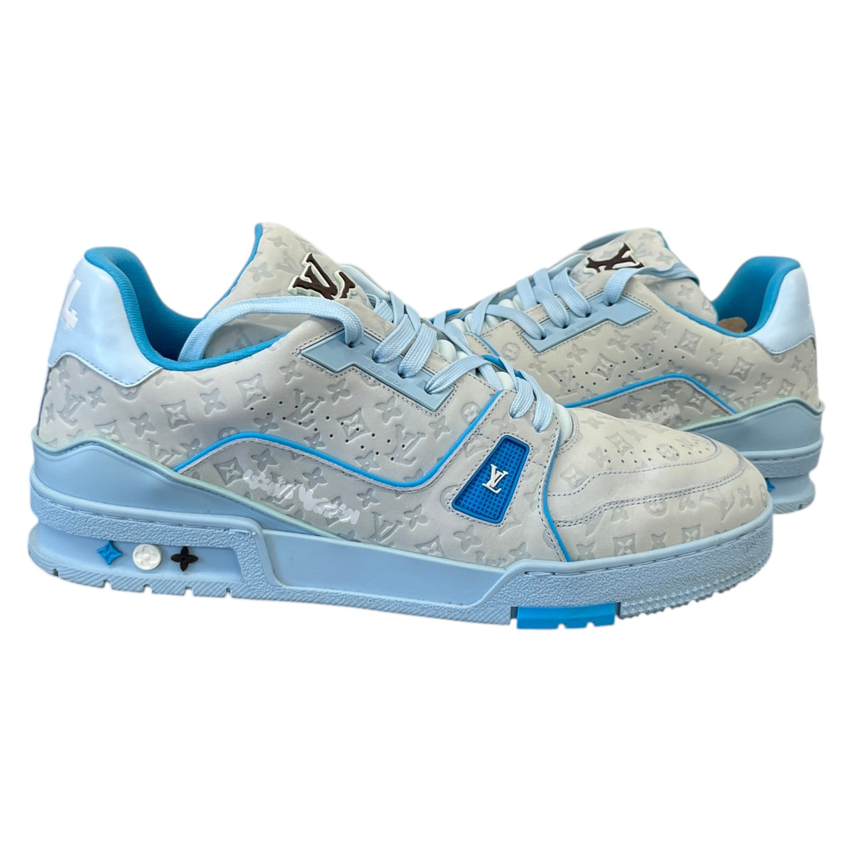 Men's X Tyler The Creator Low Trainers Blue Size UK 10 / EU 44 - Photo 3