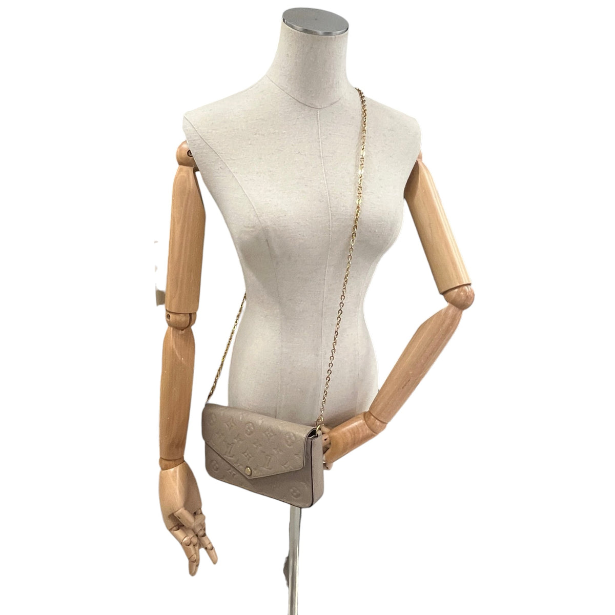 Women's Empreinte Leather Pochette Félicie Crossbody Bag Brown - Photo 2