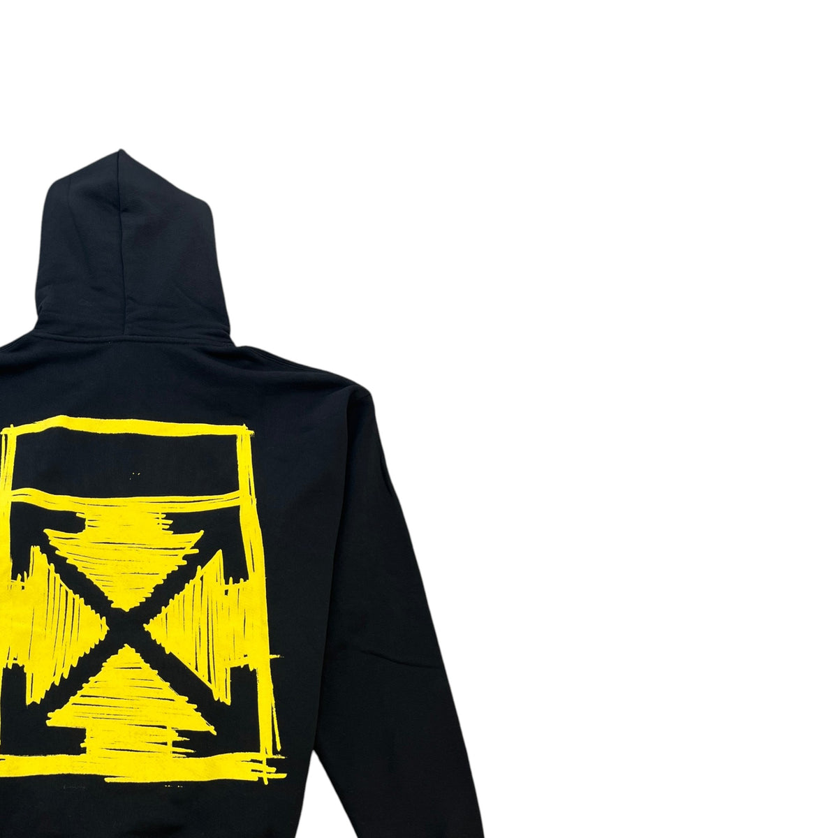 Men's Logo Print Hoodie Black Size M - Photo 4