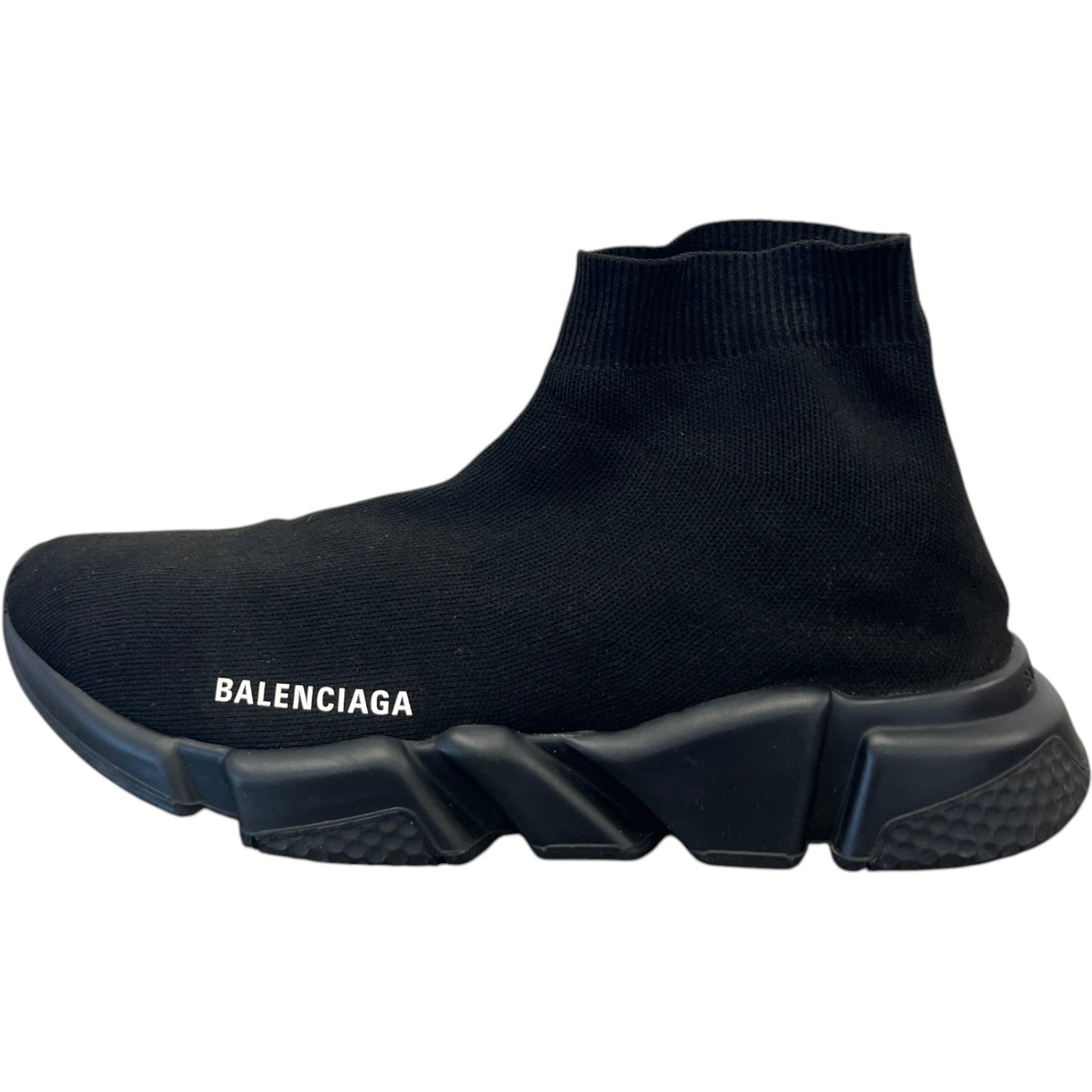 Men's Speed Sock High Trainers Black Size UK 9 / EU 43 - Photo 5