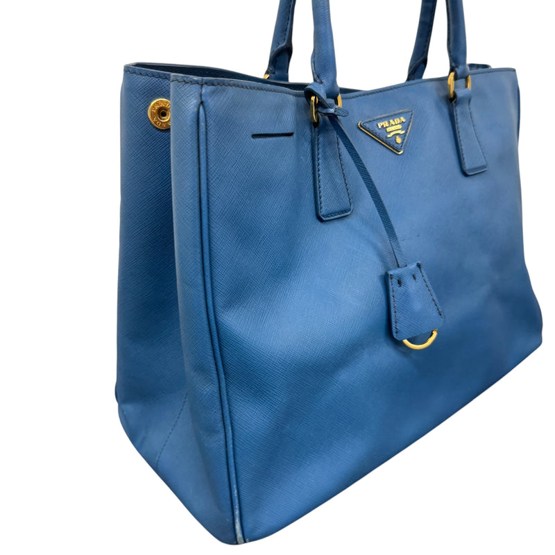 Women's Galleria Medium Double Zip Tote Handbag Blue