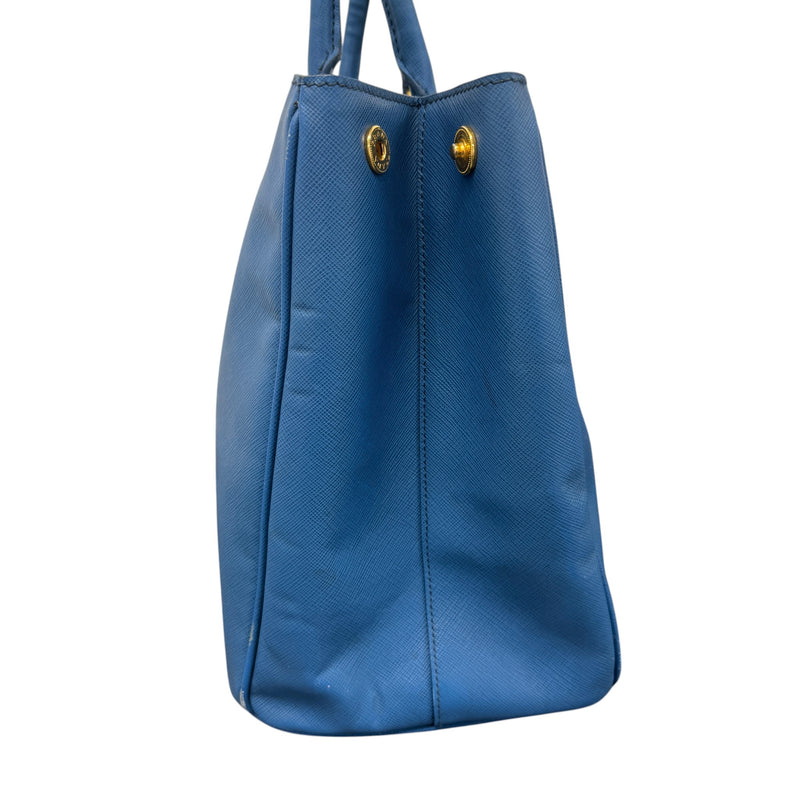 Women's Galleria Medium Double Zip Tote Handbag Blue