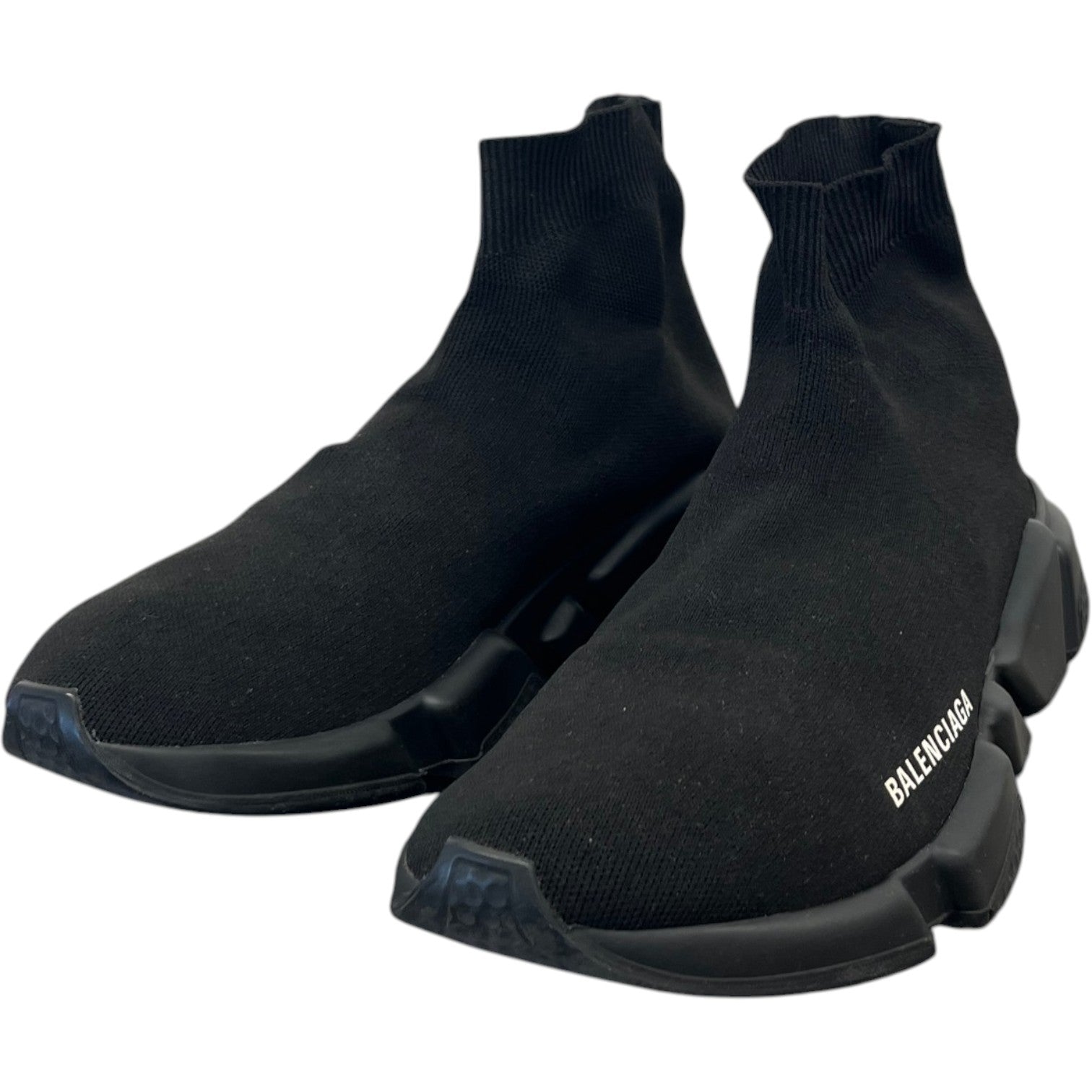 Men's Speed Sock High Trainers Black Size UK 9 / EU 43 - Photo 8