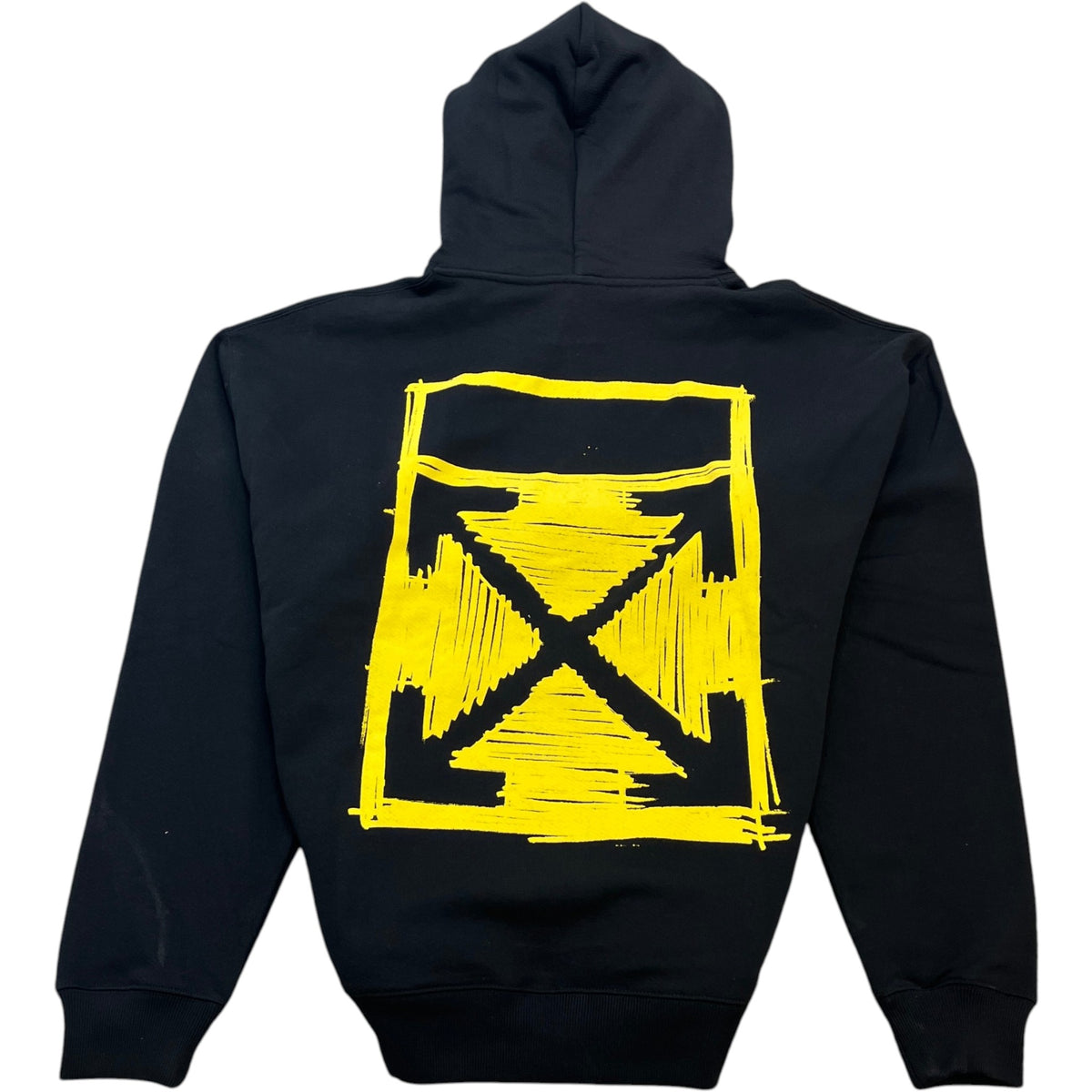 Men's Logo Print Hoodie Black Size XL - Photo 2