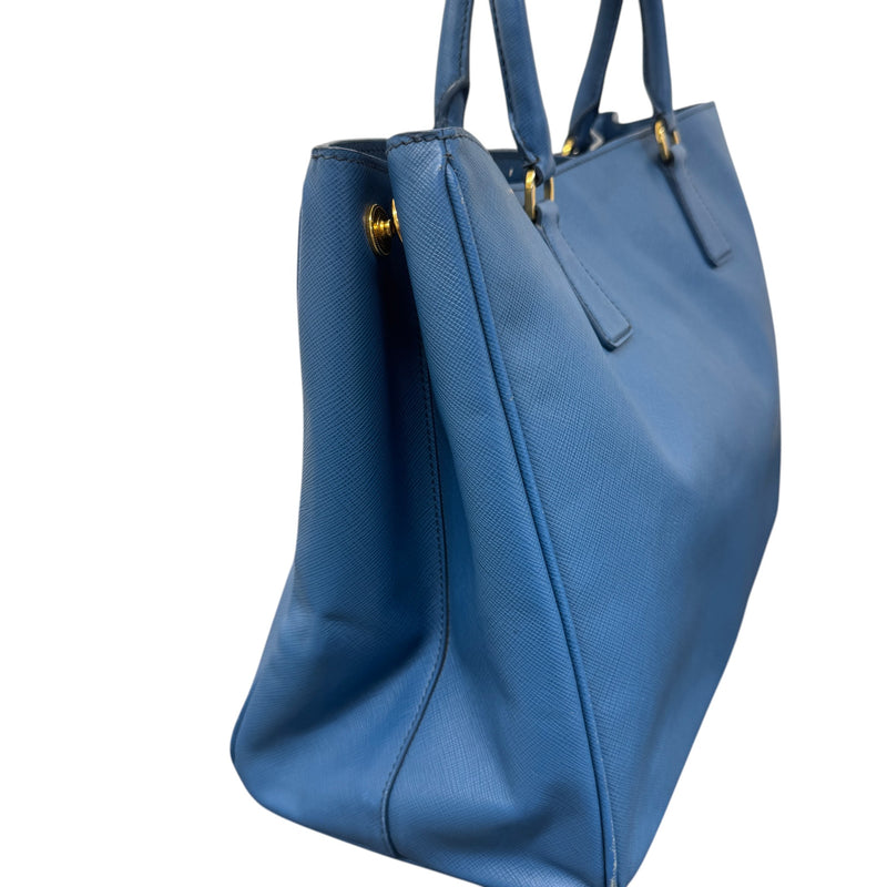 Women's Galleria Medium Double Zip Tote Handbag Blue