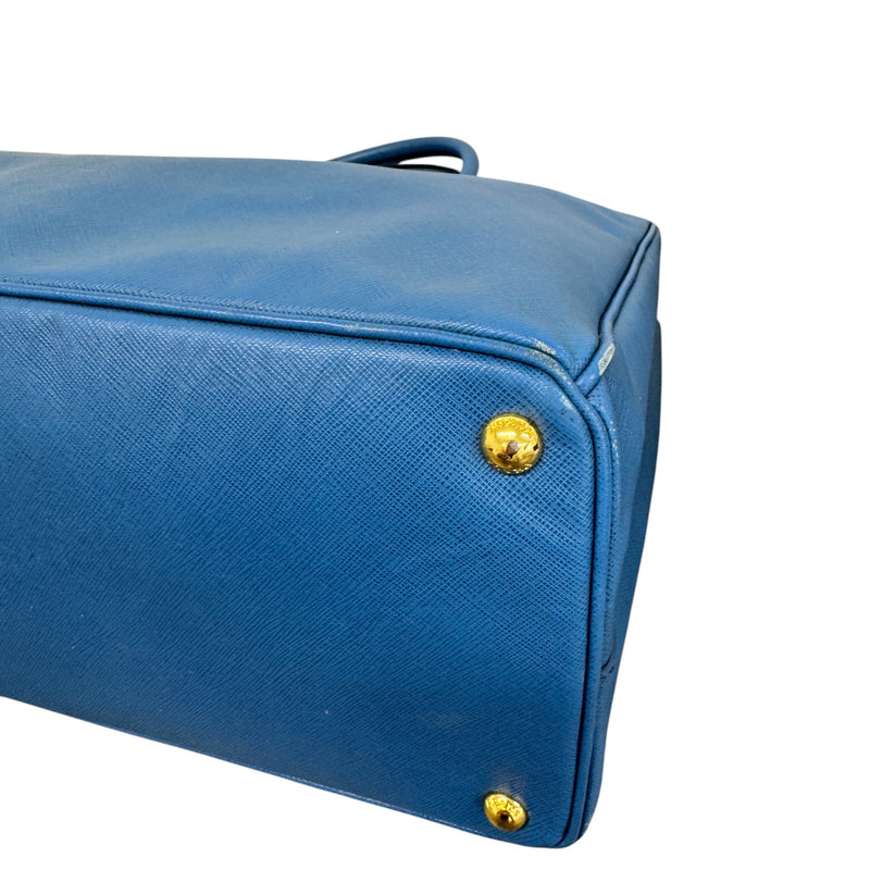 Women's Galleria Medium Double Zip Tote Handbag Blue
