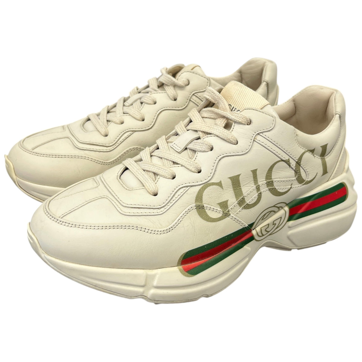 Women's Rhyton Low Trainers Beige Size UK 4.5 / EU 37.5 - Photo 9