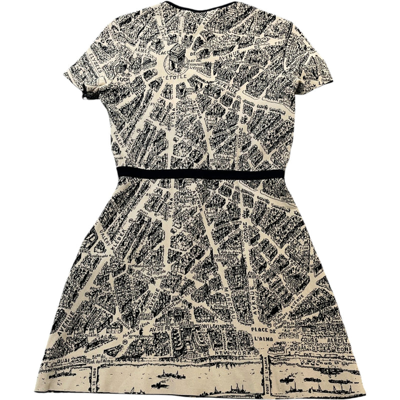 Women's Plan De Paris Short Dress Beige Size S / UK 8
