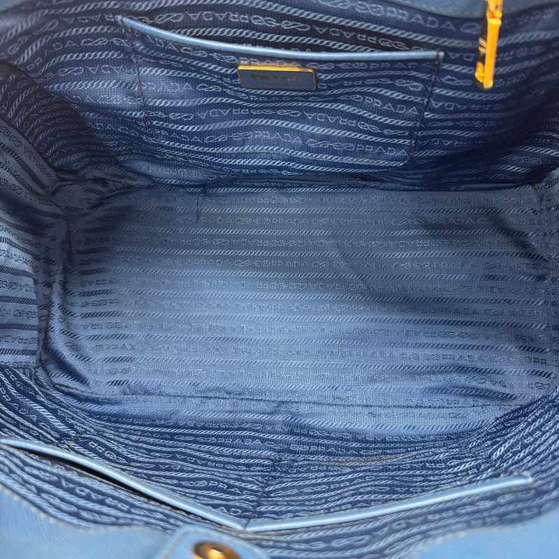 Women's Galleria Medium Double Zip Tote Handbag Blue