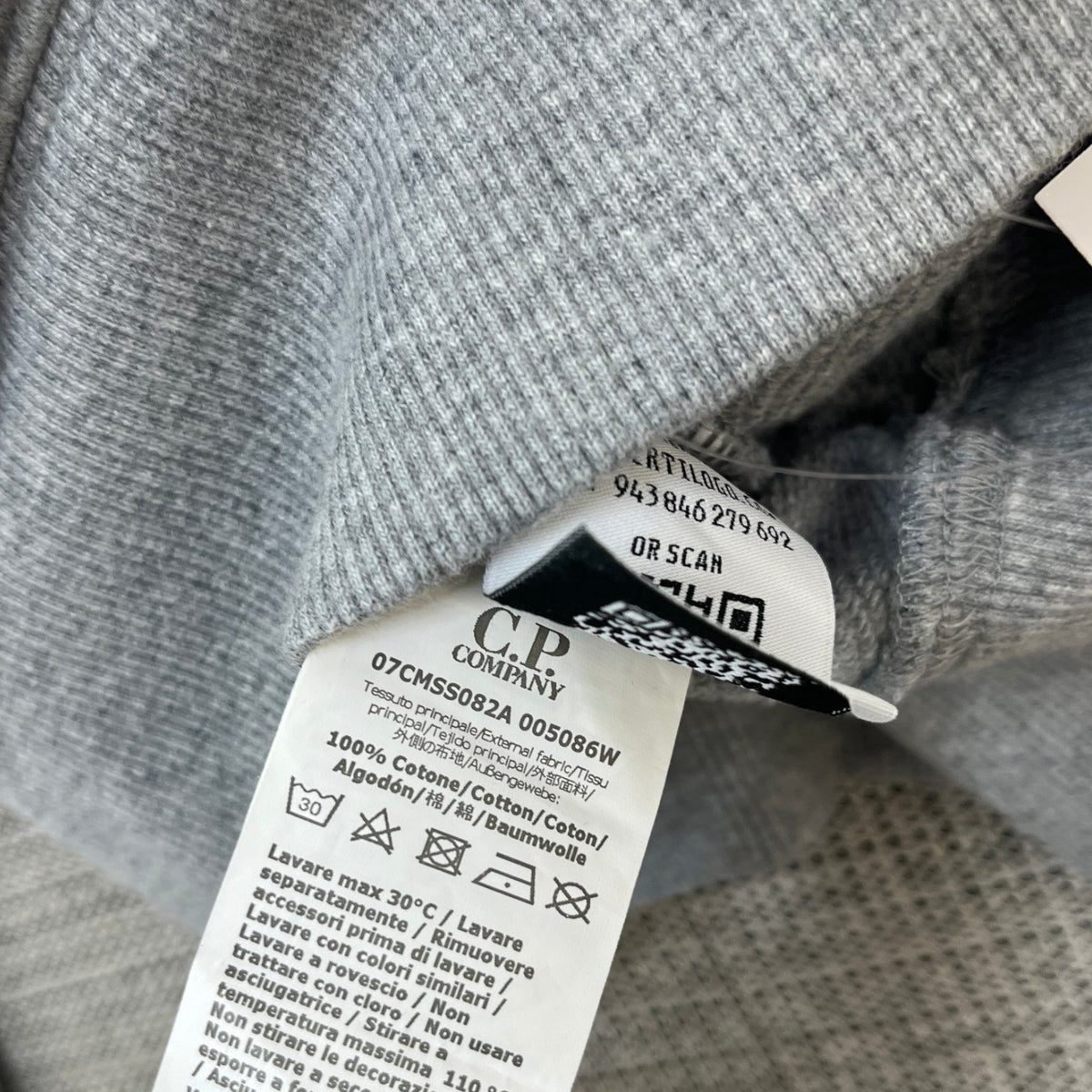 Men's Lens Sweatshirt Grey Size S - Photo 7