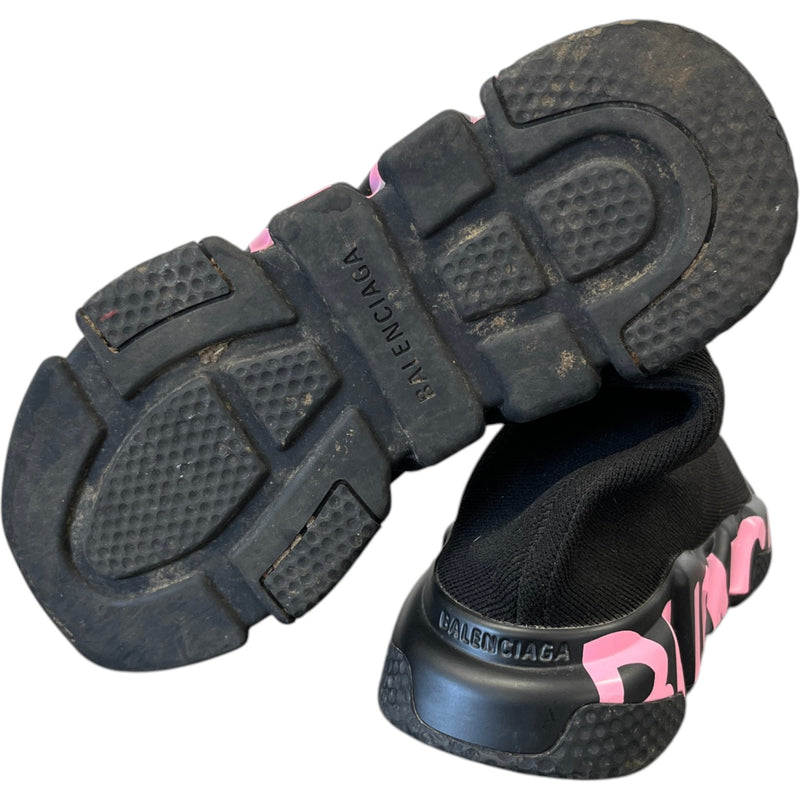 Women's Speed Sock High Trainers Black Size EU 36 / UK 3