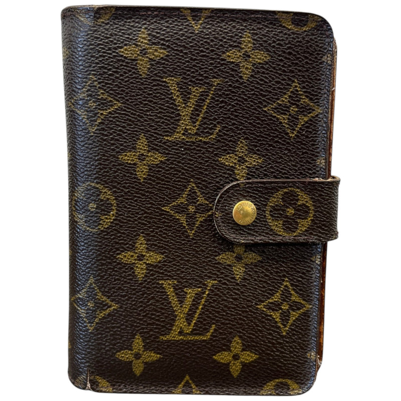 Women's Monogram French Kisslock Wallet Brown