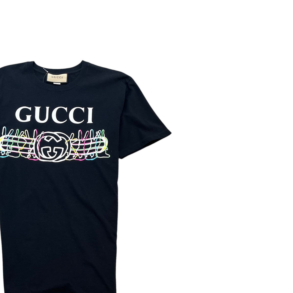 Men's Logo Print T-Shirt Black Size M - Photo 3