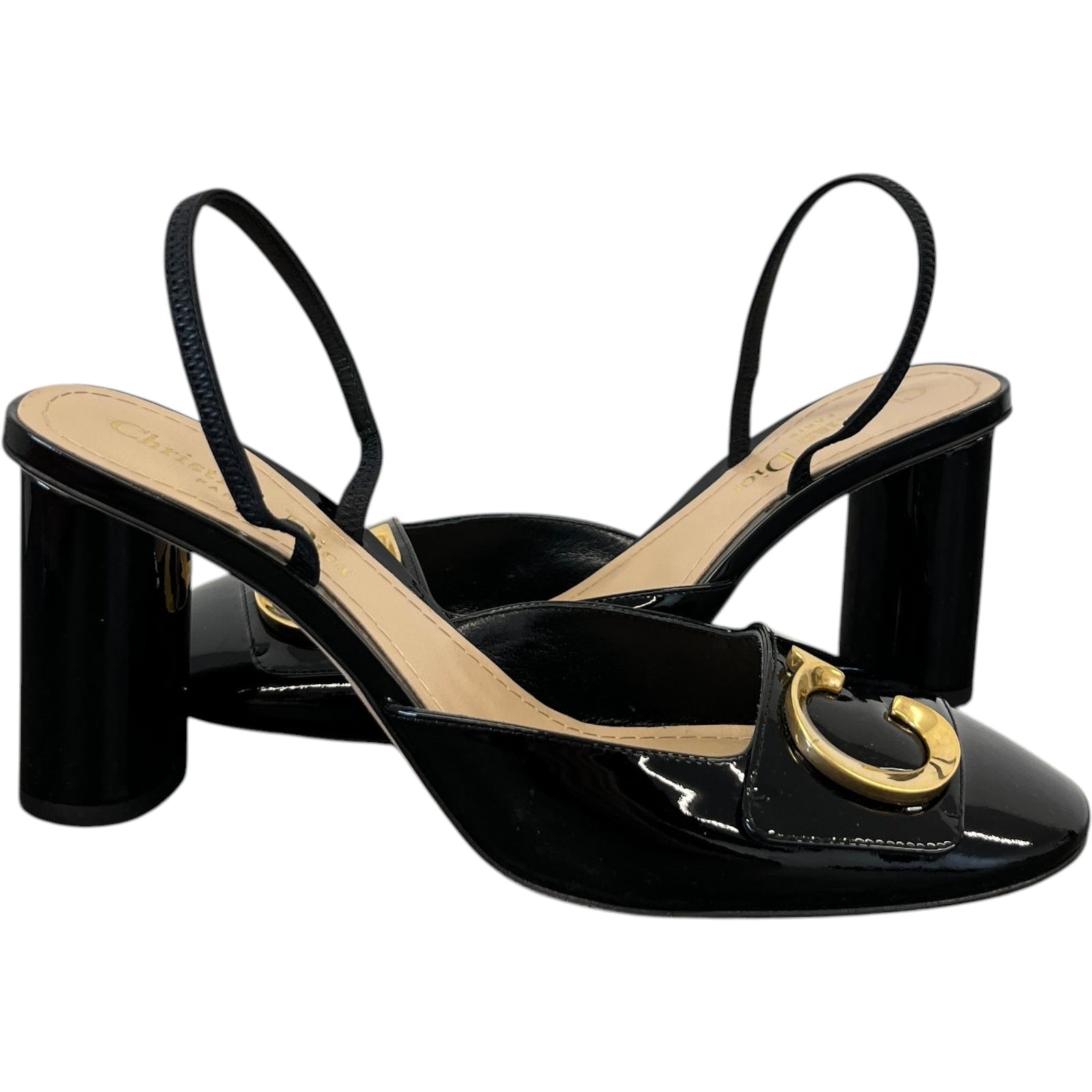 Women's C'Est Slingback Heels Black Size EU 38 / UK 5 - Photo 3