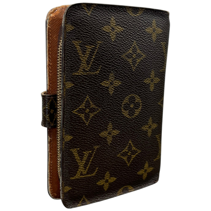 Women's Monogram French Kisslock Wallet Brown