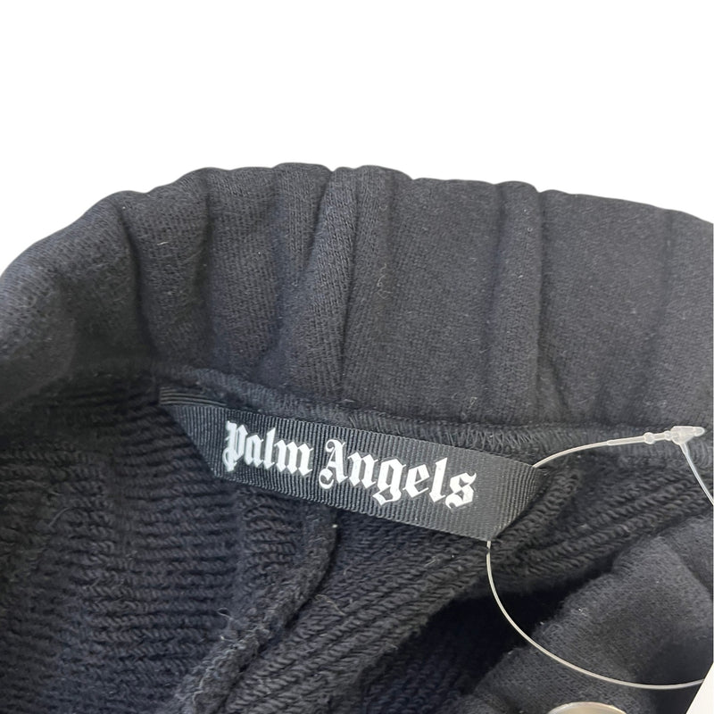 Men's Butterfly Motif Tapered Joggers Black Size S
