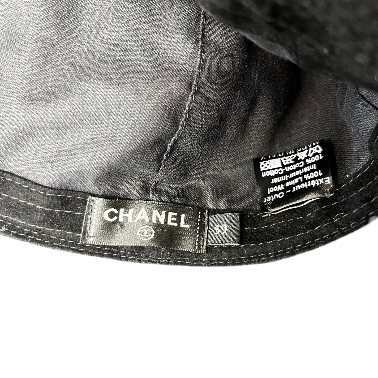 Women's Camellia Logo Bucket Hat Black - Photo 5