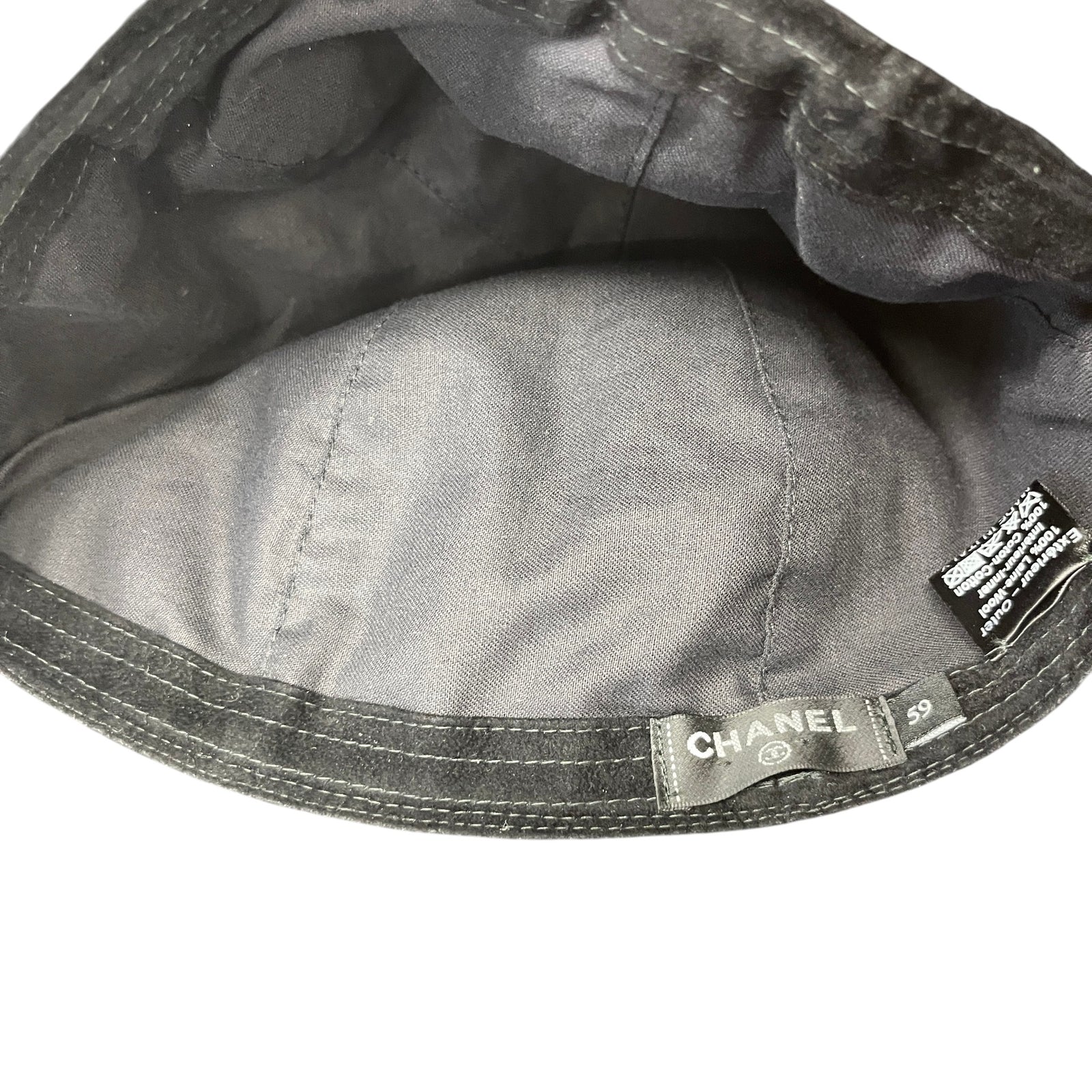 Women's Camellia Logo Bucket Hat Black - Photo 6