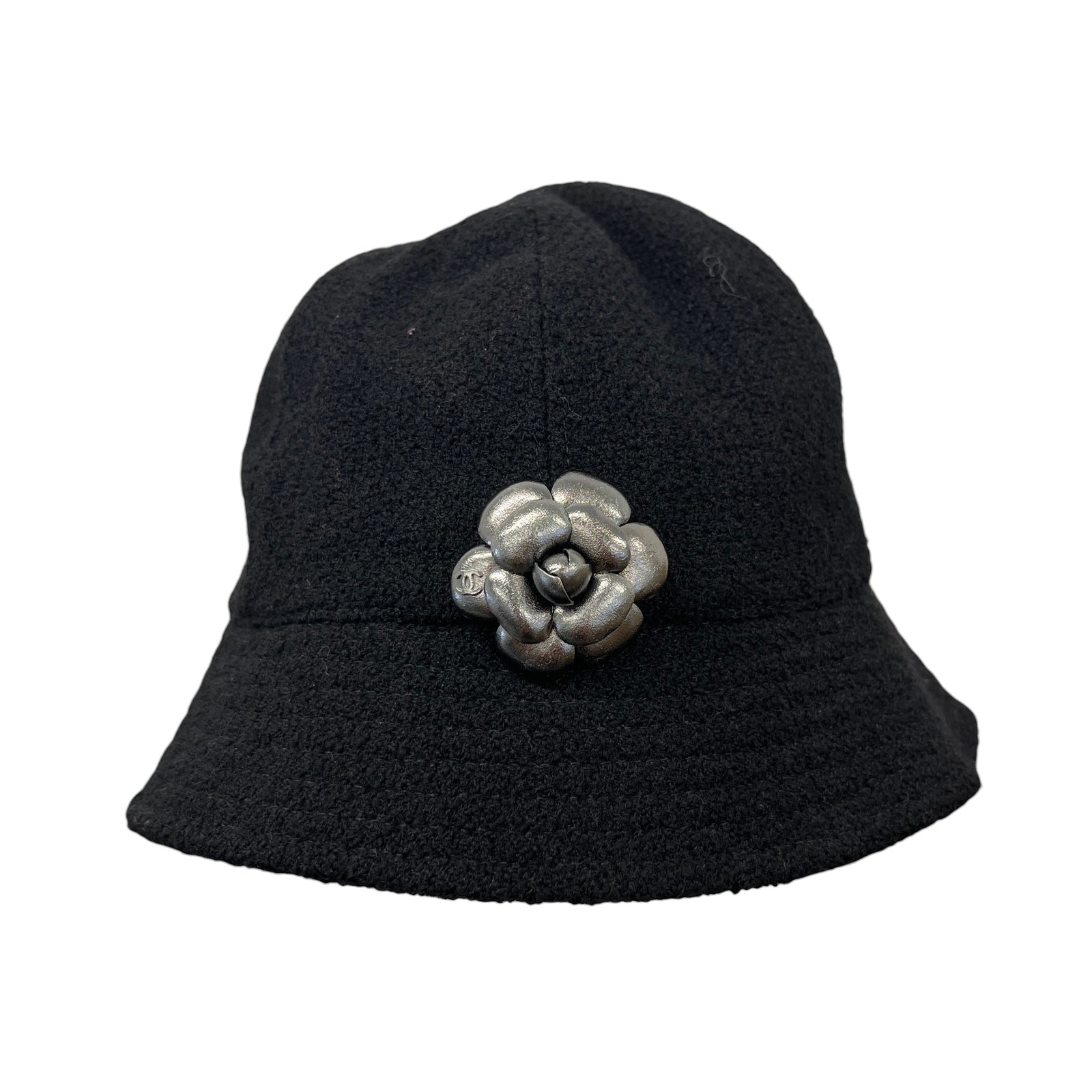 Women's Camellia Logo Bucket Hat Black - Photo 1