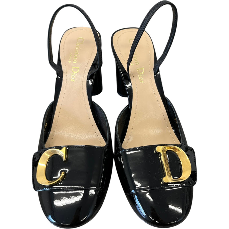 Women's C'Est Slingback Heels Black Size EU 38 / UK 5