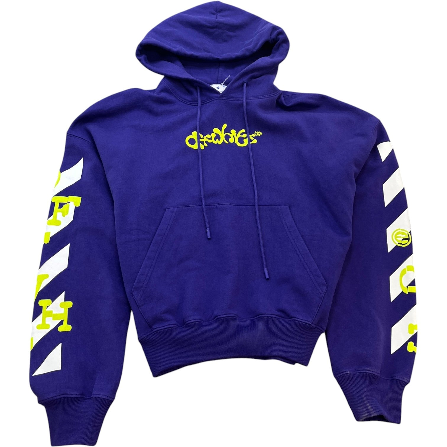 Men's Opposite Arrow Boxy Hoodie Purple Size M - Photo 1