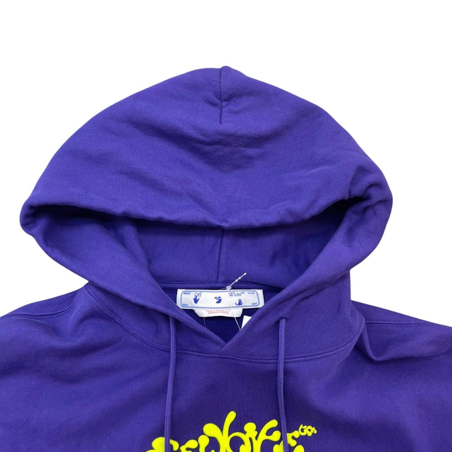 Men's Opposite Arrow Boxy Hoodie Purple Size M - Photo 5