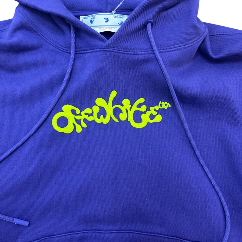 Men's Opposite Arrow Boxy Hoodie Purple Size M