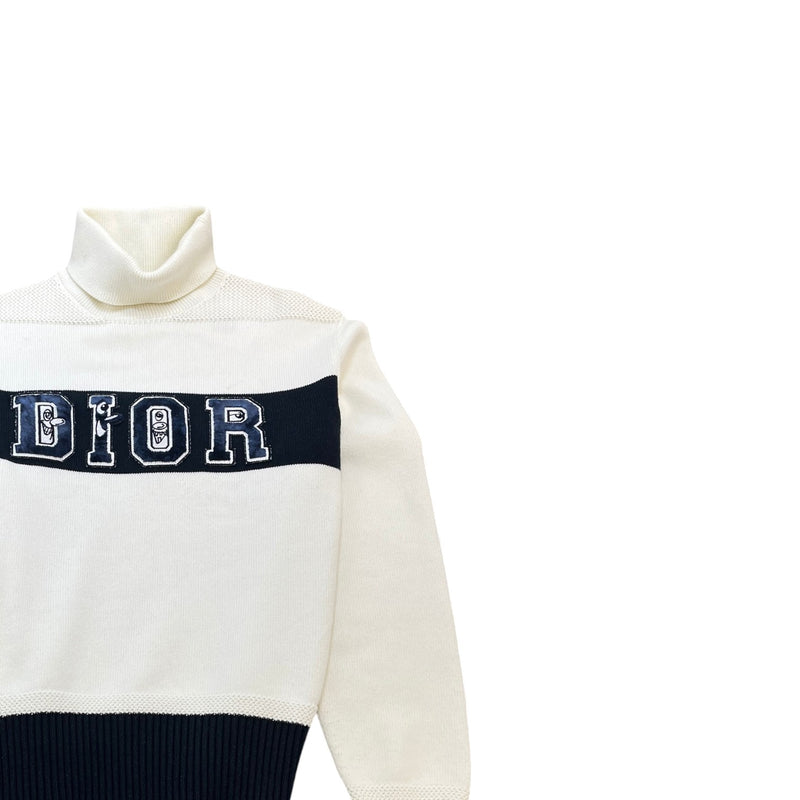 Men's X Kenny Scharf Turtleneck Jumper Cream Size XL