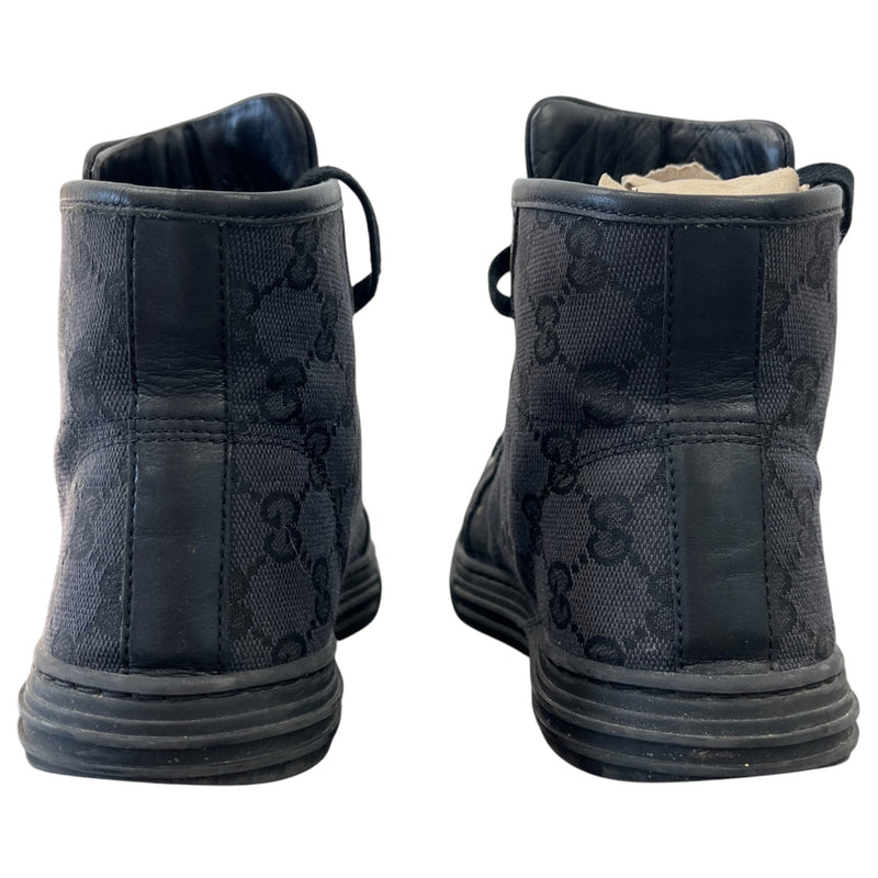 Women's Gg Monogram High Trainers Black Size EU 37 / UK 4