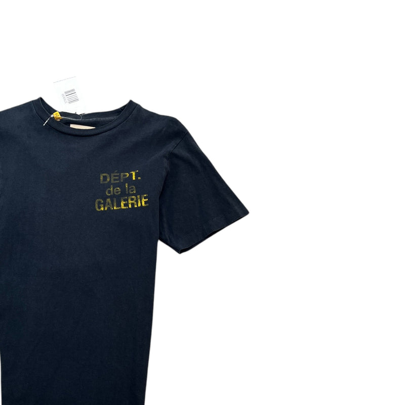 Men's Logo Print Top Navy Size XS