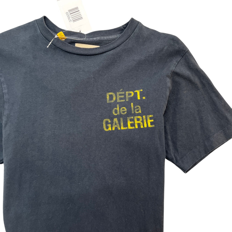 Men's Logo Print Top Navy Size XS