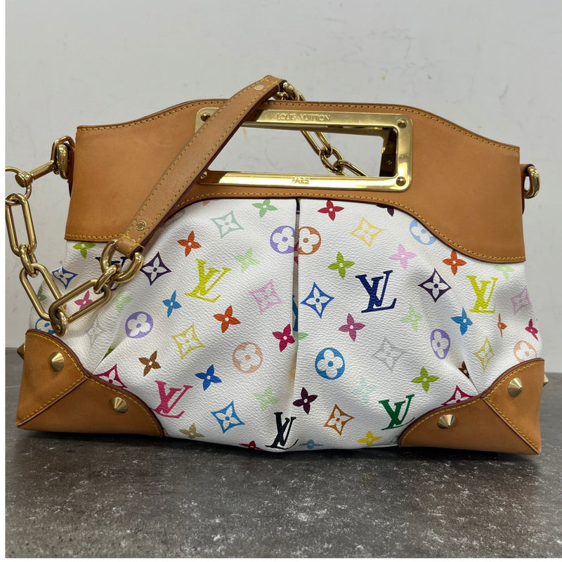 Women's Monogram Multicolore Judy MM Handbag White