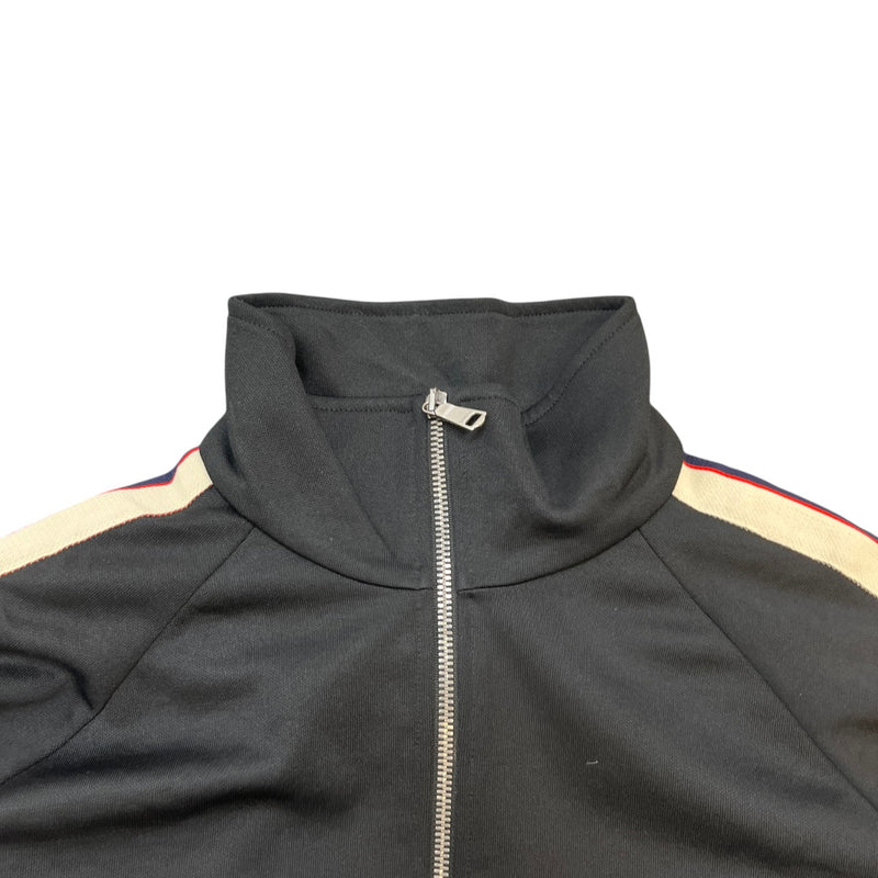 Men's Web Stripe Track Jacket Black Size M