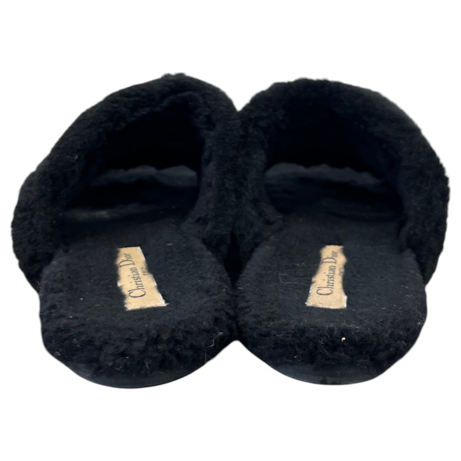 Women's Dway Shearling Slides Black Size UK 3.5 / EU 36.5 - Photo 7