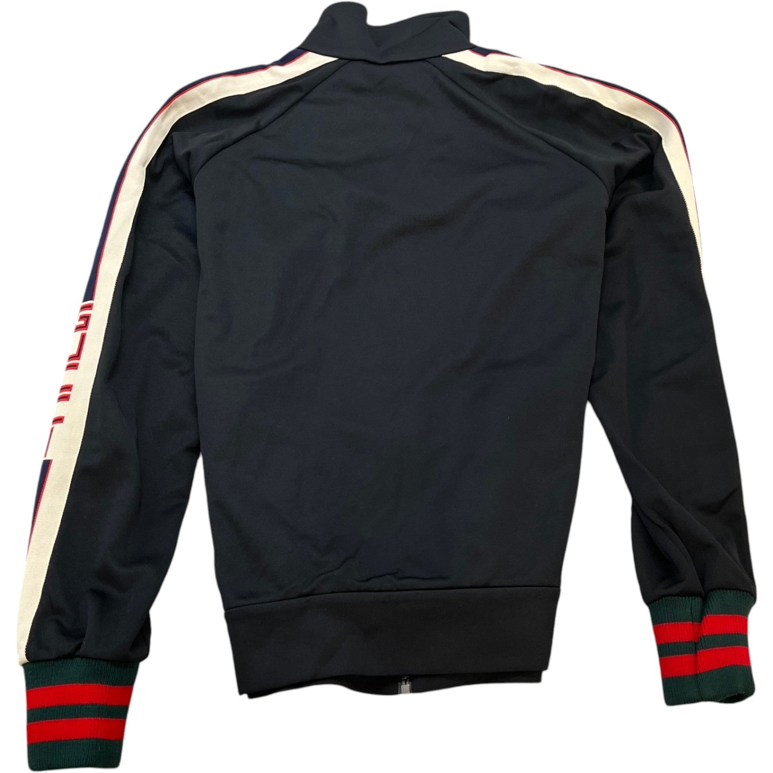 Men's Web Stripe Track Jacket Black Size M - Photo 2