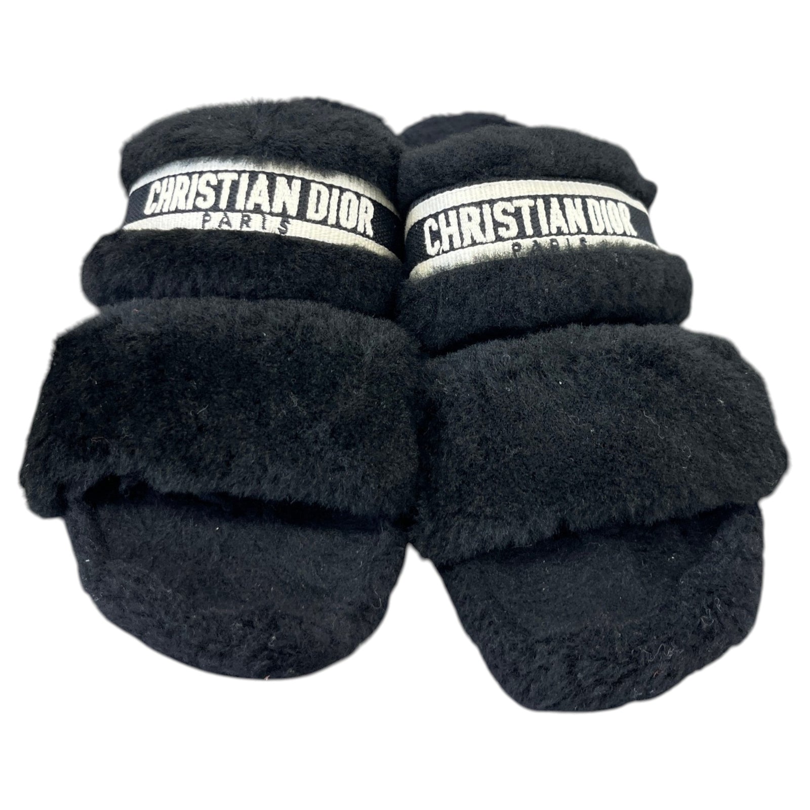 Women's Dway Shearling Slides Black Size UK 3.5 / EU 36.5 - Photo 6