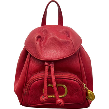 Women's CD Logo Mini Backpack Red