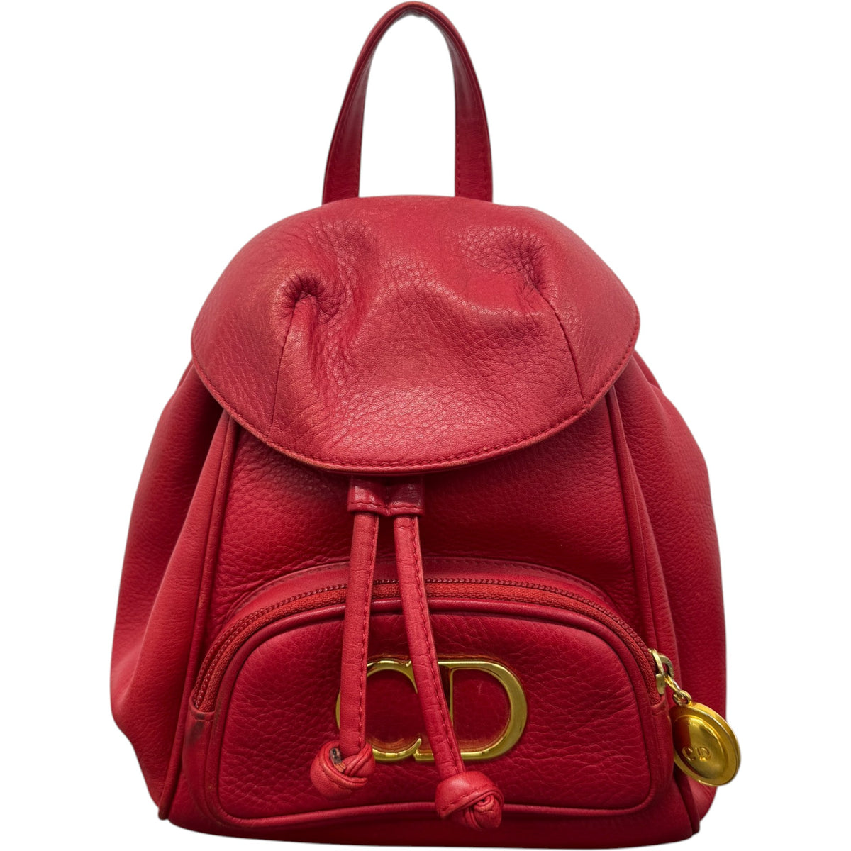 Women's CD Logo Mini Backpack Red - Photo 1