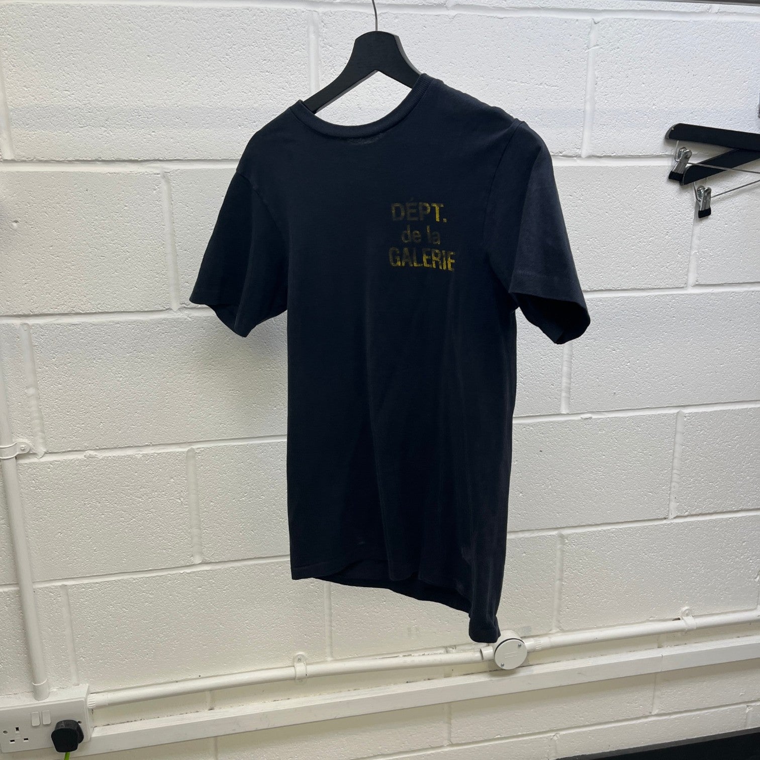 Men's Logo Print Top Navy Size XS - Photo 9