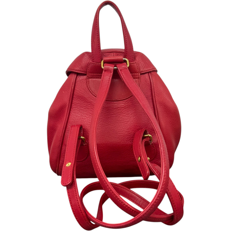 Women's CD Logo Mini Backpack Red