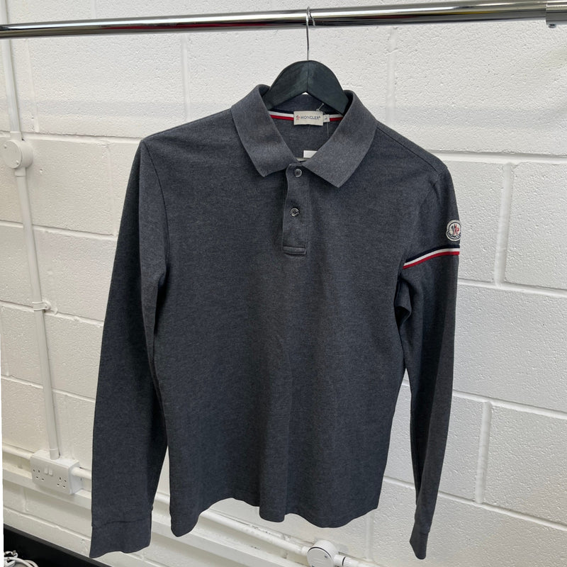 Men's Maglia Polo Shirt Grey Size L