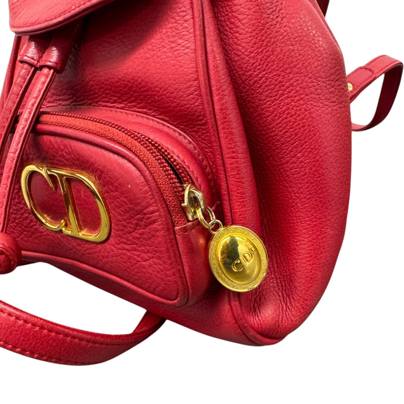 Women's CD Logo Mini Backpack Red