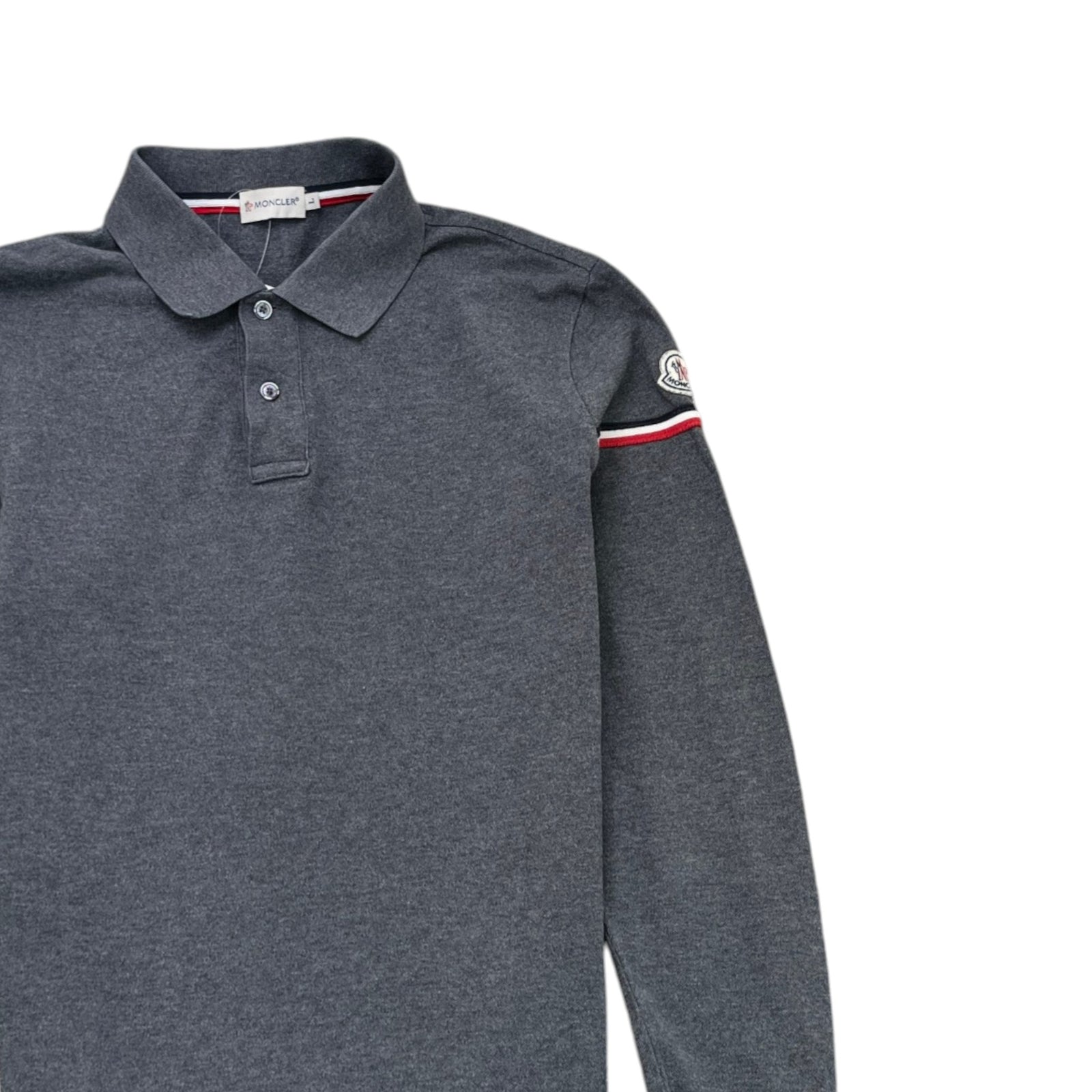 Men's Maglia Polo Shirt Grey Size L - Photo 3