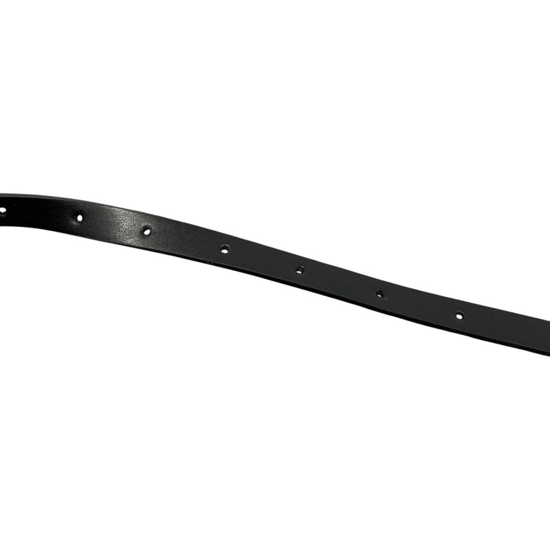 Women's Leather Belt Black Size S