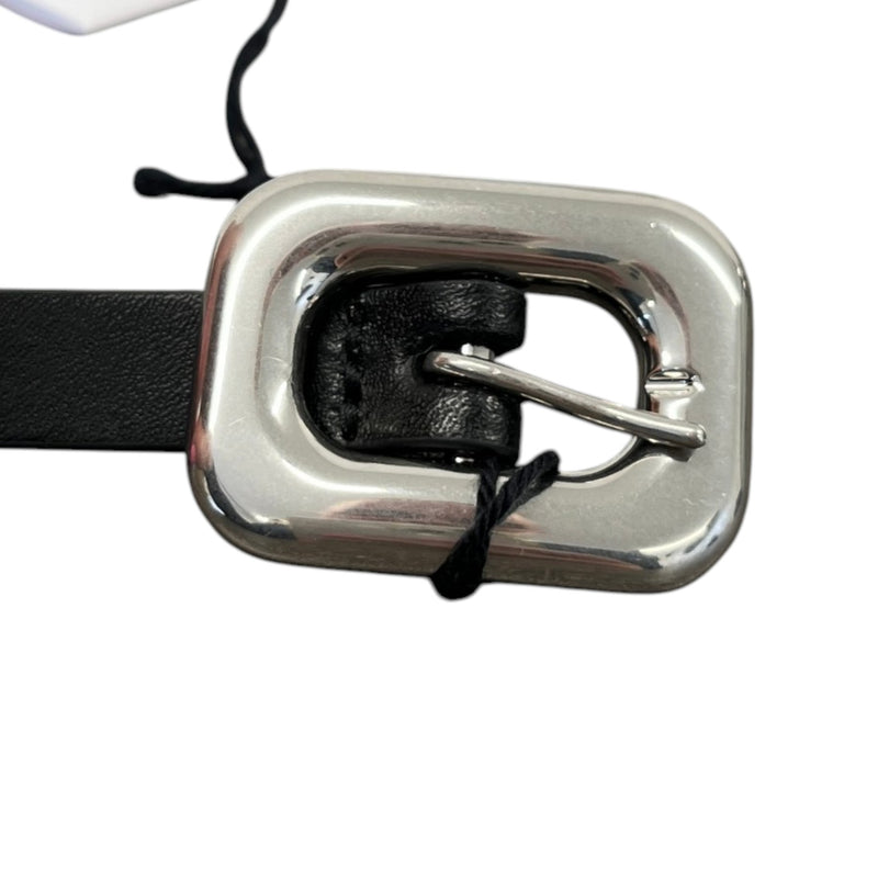 Women's Leather Belt Black Size S