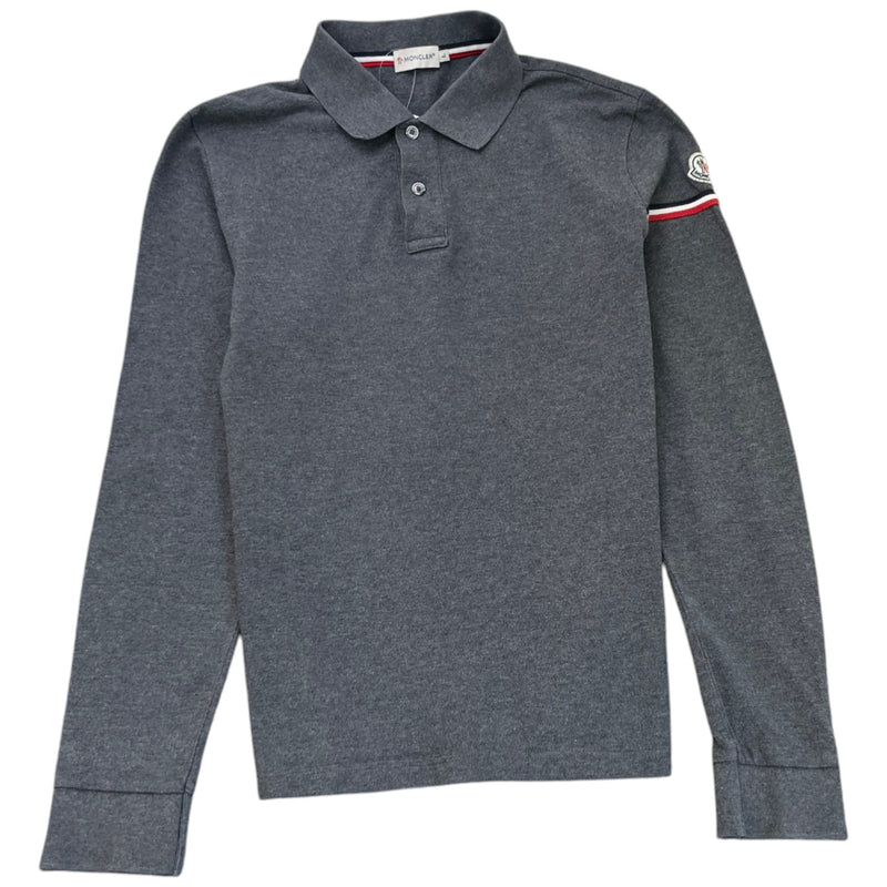 Men's Maglia Polo Shirt Grey Size L