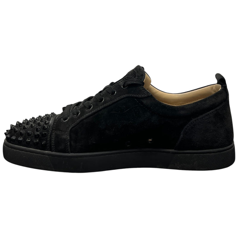 Men's Suede Junior Spikes Low Trainers Black Size UK 11 / EU 45