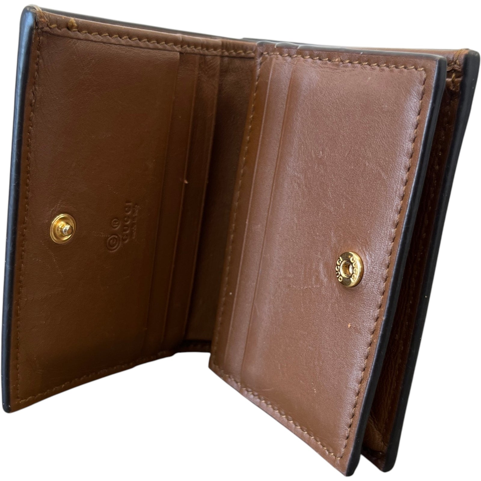 Women's Gg Supreme Wallet Beige - Photo 9