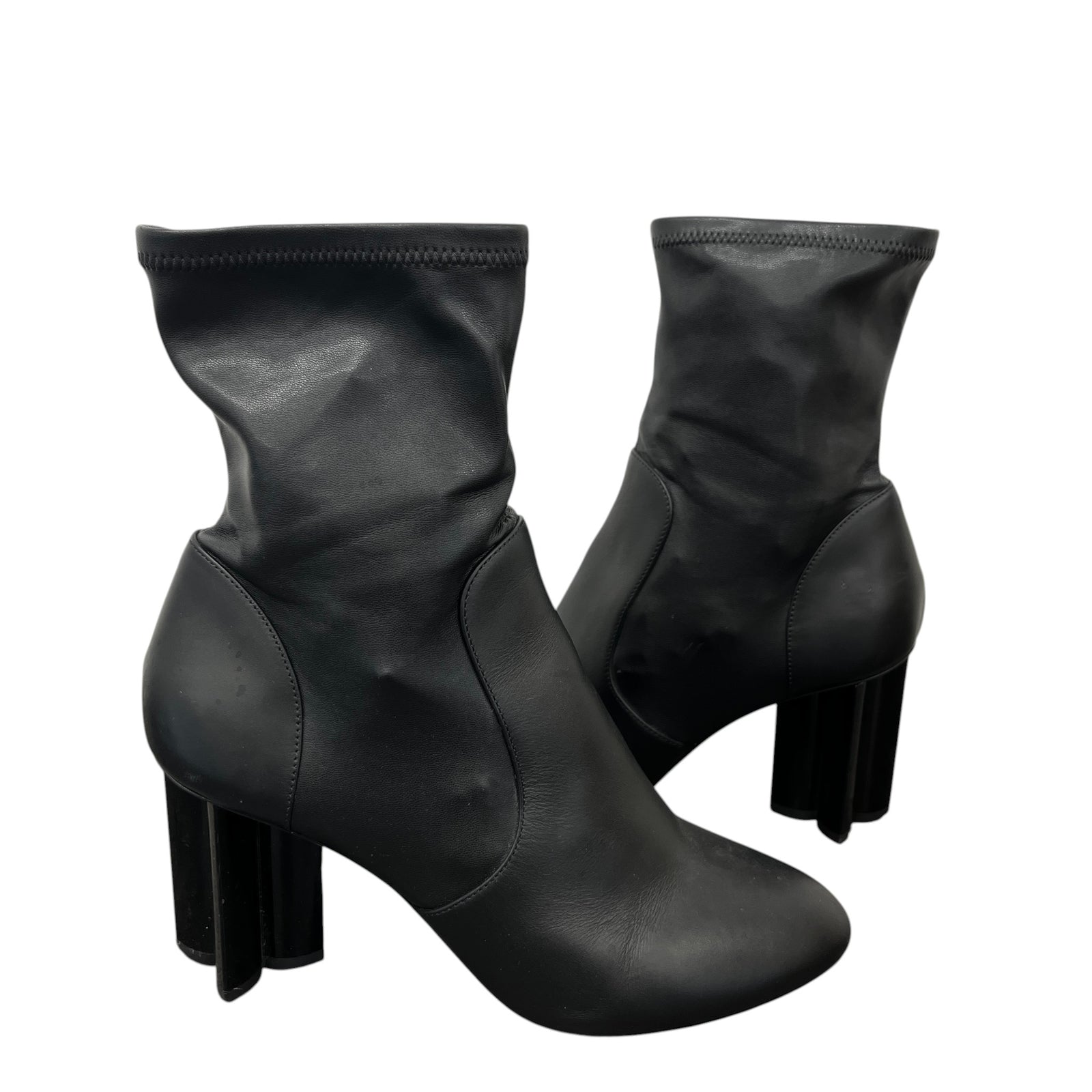 Women's Silhouette Ankle Boots Black Size EU 38.5 / UK 5.5 - Photo 3