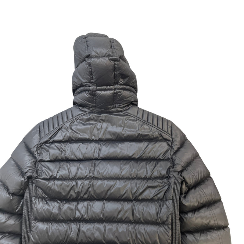 Men's Plaque Logo Down Jacket Black Size M